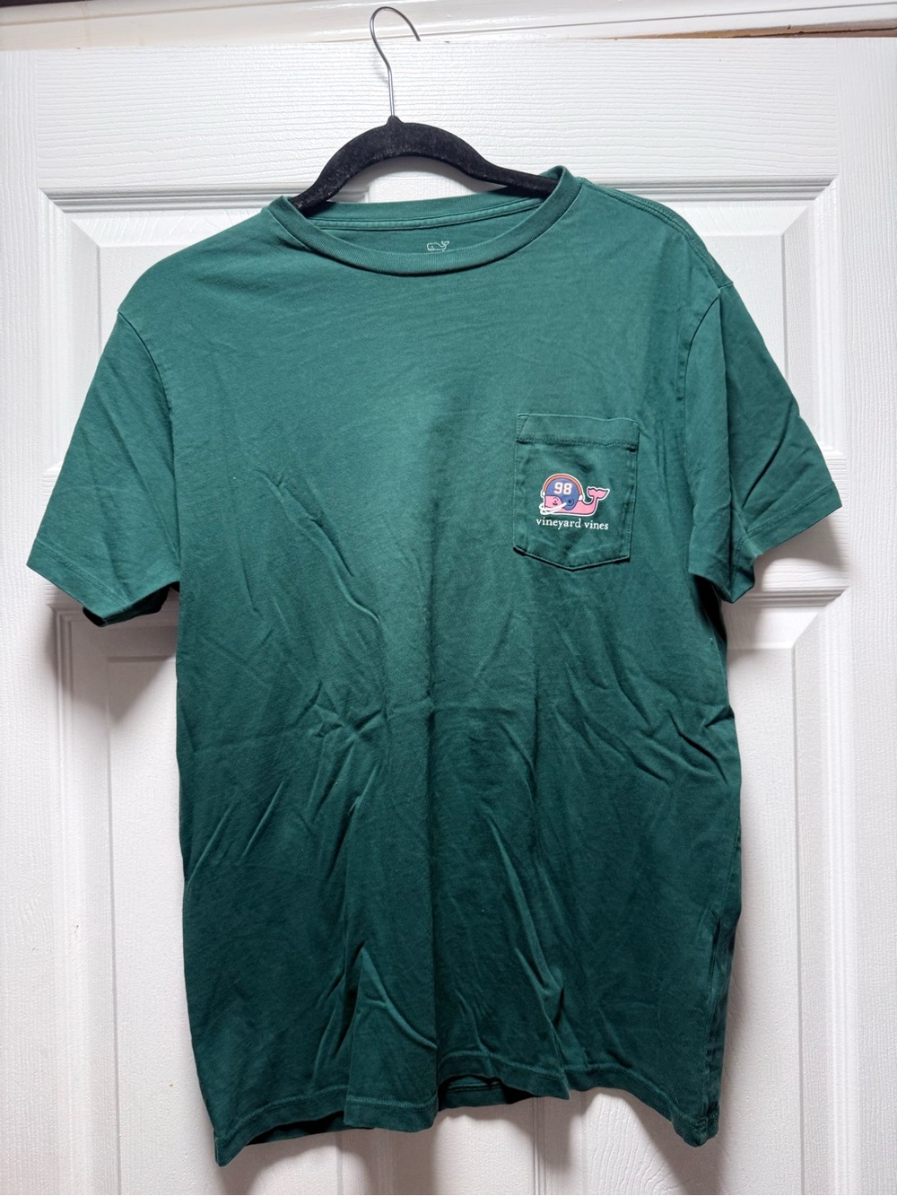 Vineyard Vines Forest Green Short-Sleeve Pocket Tee